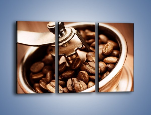 Obraz na płótnie – Kawa w młynku – trzyczęściowy JN361W2