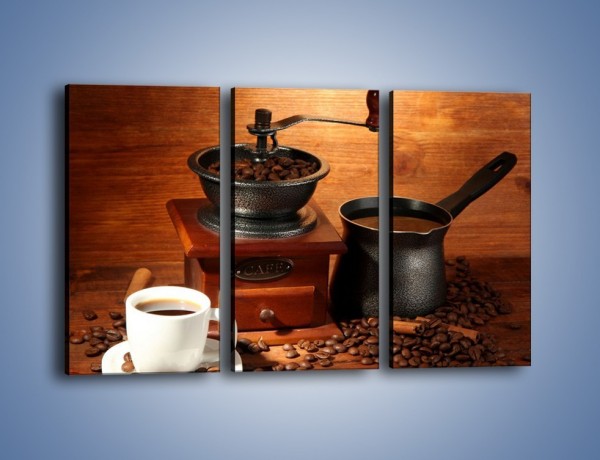Obraz na płótnie – Młynek do kawy – trzyczęściowy JN437W2