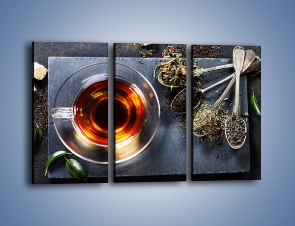Obraz na płótnie – Herbata i inne dodatki – trzyczęściowy JN596W2