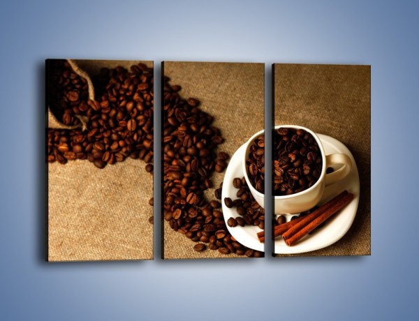 Obraz na płótnie – Kierunek w stronę kawy – trzyczęściowy JN643W2