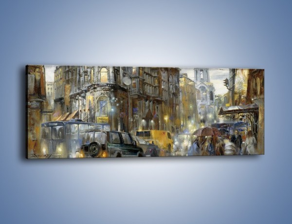 Obraz na płótnie – Ścisk miejskich uliczek – jednoczęściowy panoramiczny GR233