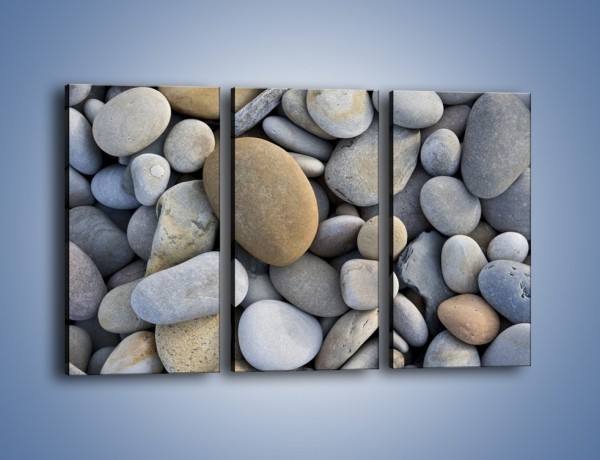 Obraz na płótnie – Kamienie duże i małe – trzyczęściowy O006W2