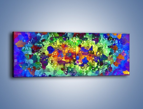 Obraz na płótnie – Mozaika w kolorze – jednoczęściowy panoramiczny GR373