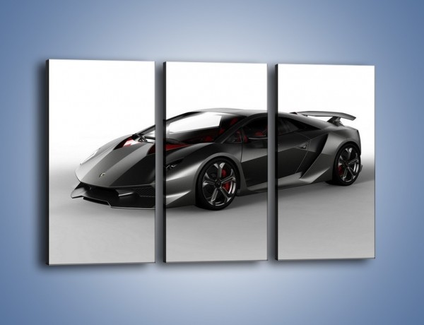 Obraz na płótnie – Lamborghini Sesto Elemento Concept – trzyczęściowy TM060W2