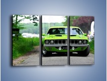 Obraz na płótnie – Plymouth Barracuda – trzyczęściowy TM130W2