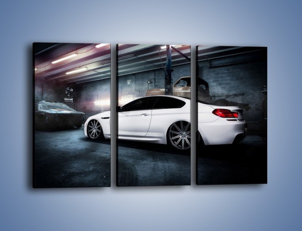 Obraz na płótnie – BMW M6 F13 w garażu – trzyczęściowy TM165W2