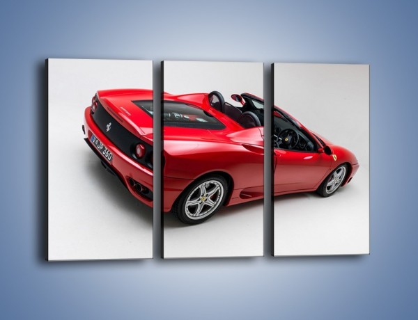 Obraz na płótnie – Ferrari 360 Spider – trzyczęściowy TM182W2