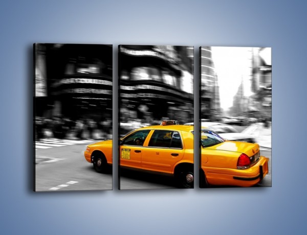 Obraz na płótnie – Taxi w Nowym Jorku – trzyczęściowy TM230W2