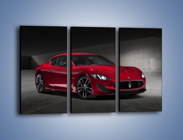 Obraz na płótnie – Maserati GranTurismo Centennial Edition – trzyczęściowy TM240W2
