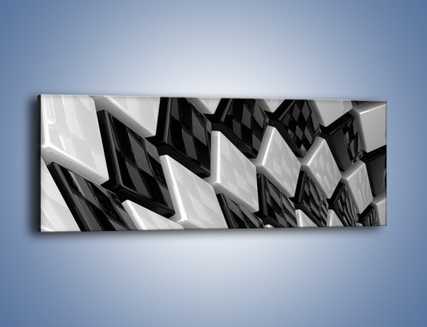 Obraz na płótnie – Czarne czy białe – jednoczęściowy panoramiczny GR425