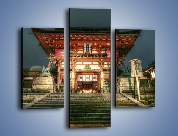 Obraz na płótnie – Świątynia w Kyoto – trzyczęściowy AM327W3