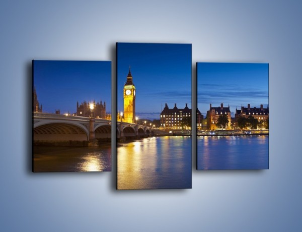 Obraz na płótnie – London Bridge i Big Ben – trzyczęściowy AM620W3