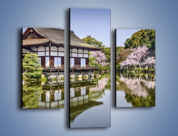 Obraz na płótnie – Świątynia Heian Shrine w Kyoto – trzyczęściowy AM677W3