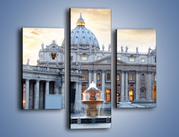 Obraz na płótnie – Bazylika św. Piotra w Watykanie – trzyczęściowy AM722W3
