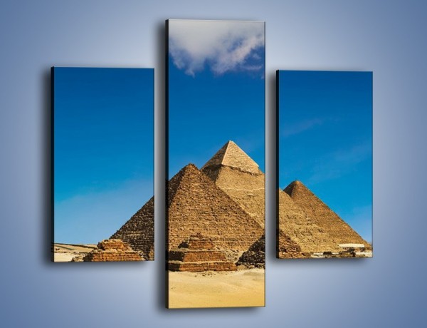 Obraz na płótnie – Piramidy w Egipcie – trzyczęściowy AM723W3