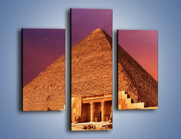 Obraz na płótnie – Piramida w Egipcie – trzyczęściowy AM812W3