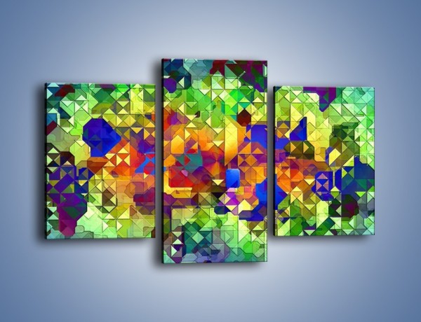 Obraz na płótnie – Mozaika w kolorze – trzyczęściowy GR373W3
