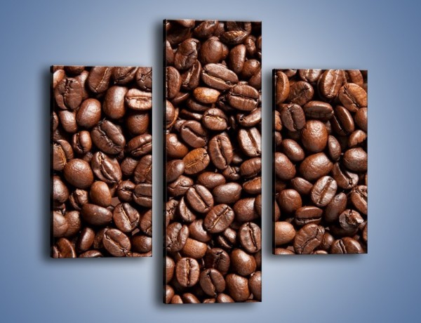 Obraz na płótnie – Ziarna świeżej kawy – trzyczęściowy JN061W3
