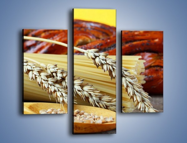 Obraz na płótnie – Chleb pszenno-kukurydziany – trzyczęściowy JN090W3