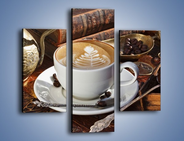 Obraz na płótnie – Wspomnienie przy kawie – trzyczęściowy JN377W3