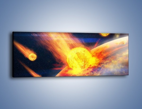 Obraz na płótnie – Atak kula ognia – jednoczęściowy panoramiczny GR532