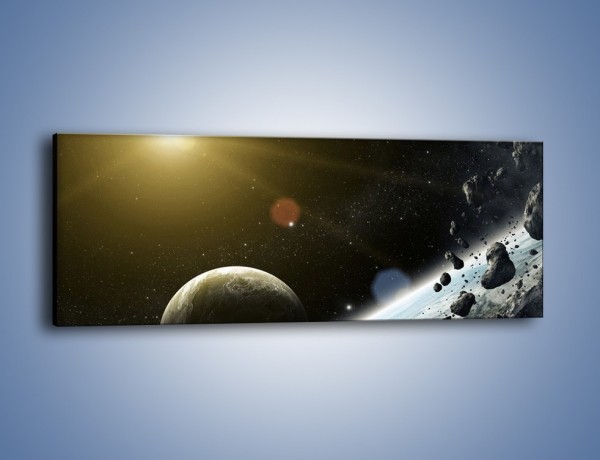 Obraz na płótnie – Dotrzeć między planety – jednoczęściowy panoramiczny GR534
