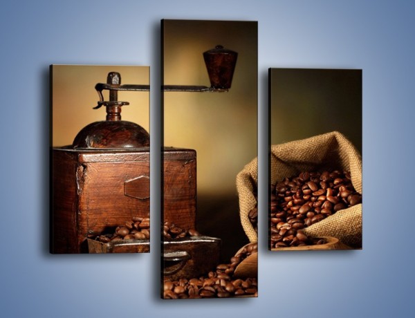 Obraz na płótnie – Młynek do kawy w cieniu – trzyczęściowy JN627W3