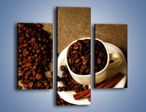 Obraz na płótnie – Kierunek w stronę kawy – trzyczęściowy JN643W3