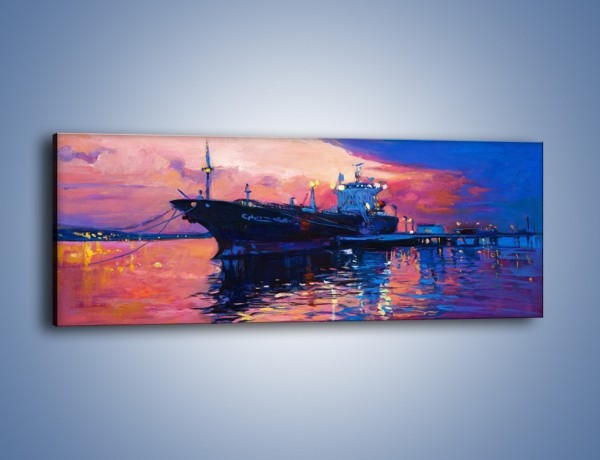 Obraz na płótnie – Nocleg na statku – jednoczęściowy panoramiczny GR618