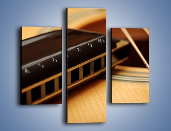 Obraz na płótnie – Instrumenty z drewna – trzyczęściowy O108W3