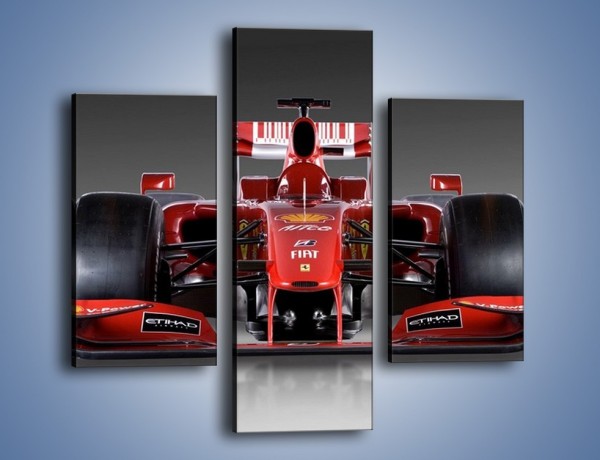 Obraz na płótnie – Scuderia Ferrari Formula 1 – trzyczęściowy TM061W3