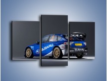 Obraz na płótnie – Subaru World Rally Team – trzyczęściowy TM086W3