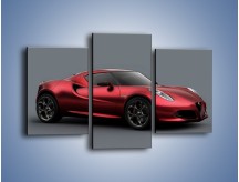 Obraz na płótnie – Alfa Romeo 4C Coupe – trzyczęściowy TM140W3