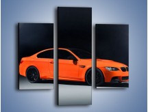 Obraz na płótnie – BMW M3 E92 Coupe Orange – trzyczęściowy TM168W3