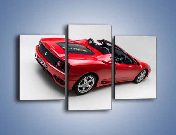 Obraz na płótnie – Ferrari 360 Spider – trzyczęściowy TM182W3