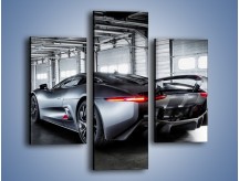 Obraz na płótnie – Jaguar C-X75 – trzyczęściowy TM201W3