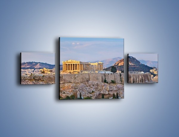 Obraz na płótnie – Ateńskie ruiny – trzyczęściowy AM162W4