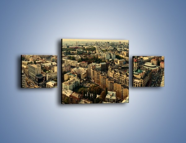 Obraz na płótnie – Panorama Kijowa – trzyczęściowy AM326W4