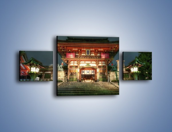 Obraz na płótnie – Świątynia w Kyoto – trzyczęściowy AM327W4