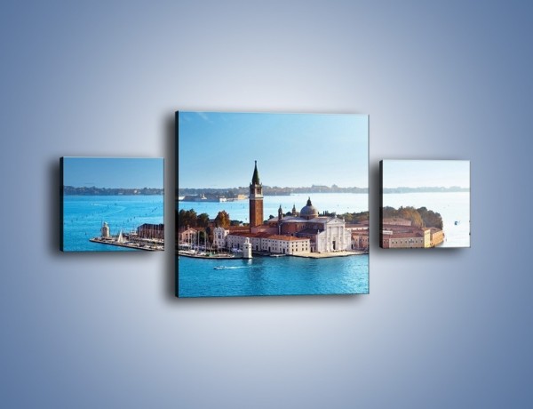 Obraz na płótnie – Wyspa San Giorgio Maggiore – trzyczęściowy AM380W4