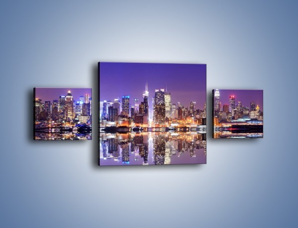 Obraz na płótnie – Panorama Midtown Manhattan – trzyczęściowy AM492W4