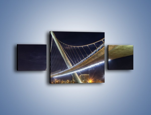 Obraz na płótnie – Harbor Drive Pedestrian Bridge – trzyczęściowy AM578W4