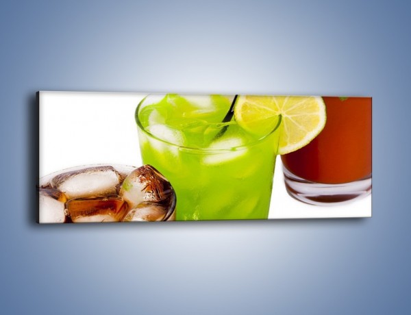 Obraz na płótnie – Kwaśno-słodkie drinki – jednoczęściowy panoramiczny JN093
