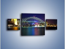 Obraz na płótnie – Sydney Harbour Bridge – trzyczęściowy AM629W4