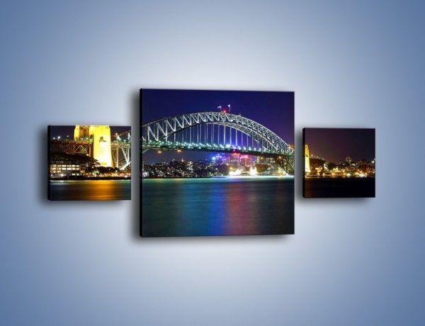 Obraz na płótnie – Sydney Harbour Bridge – trzyczęściowy AM629W4