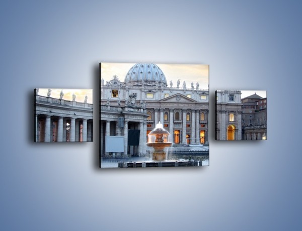 Obraz na płótnie – Bazylika św. Piotra w Watykanie – trzyczęściowy AM722W4