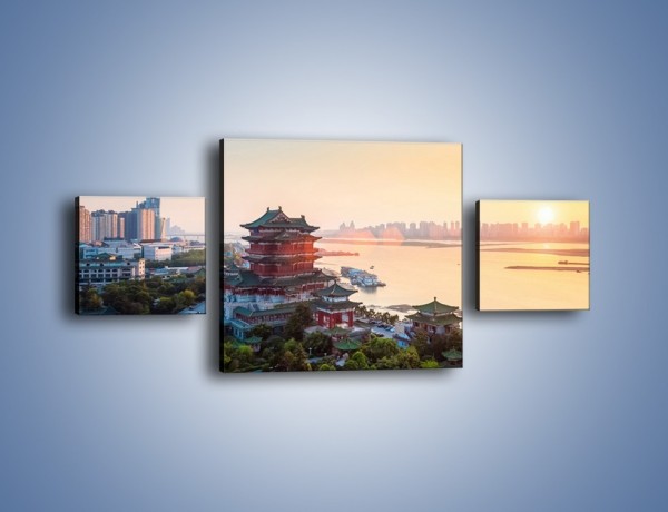 Obraz na płótnie – Pavilion of Prince Teng w Chinach – trzyczęściowy AM728W4