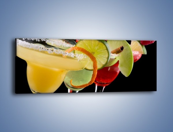 Obraz na płótnie – Drinki z dodatkiem owoców – jednoczęściowy panoramiczny JN101