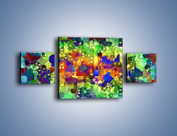 Obraz na płótnie – Mozaika w kolorze – trzyczęściowy GR373W4