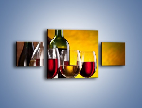 Obraz na płótnie – Wino z orzechami – trzyczęściowy JN077W4